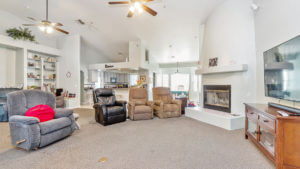 Living room of Jones Family Care Home