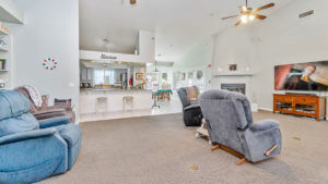 Living room of Jones Family Care Home