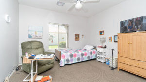 Bedroom in Jones Family Care Home